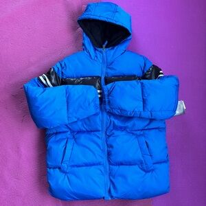 Ixtreme | Chest Striped Hooded Puffer Jacket ❄️